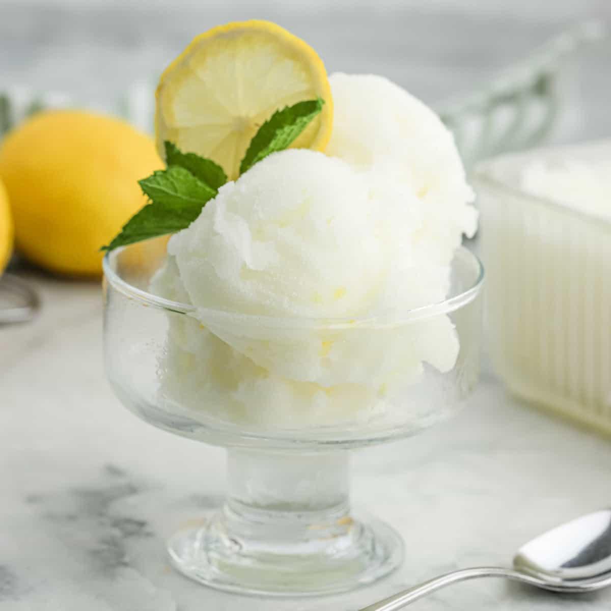 Lemon Sorbet