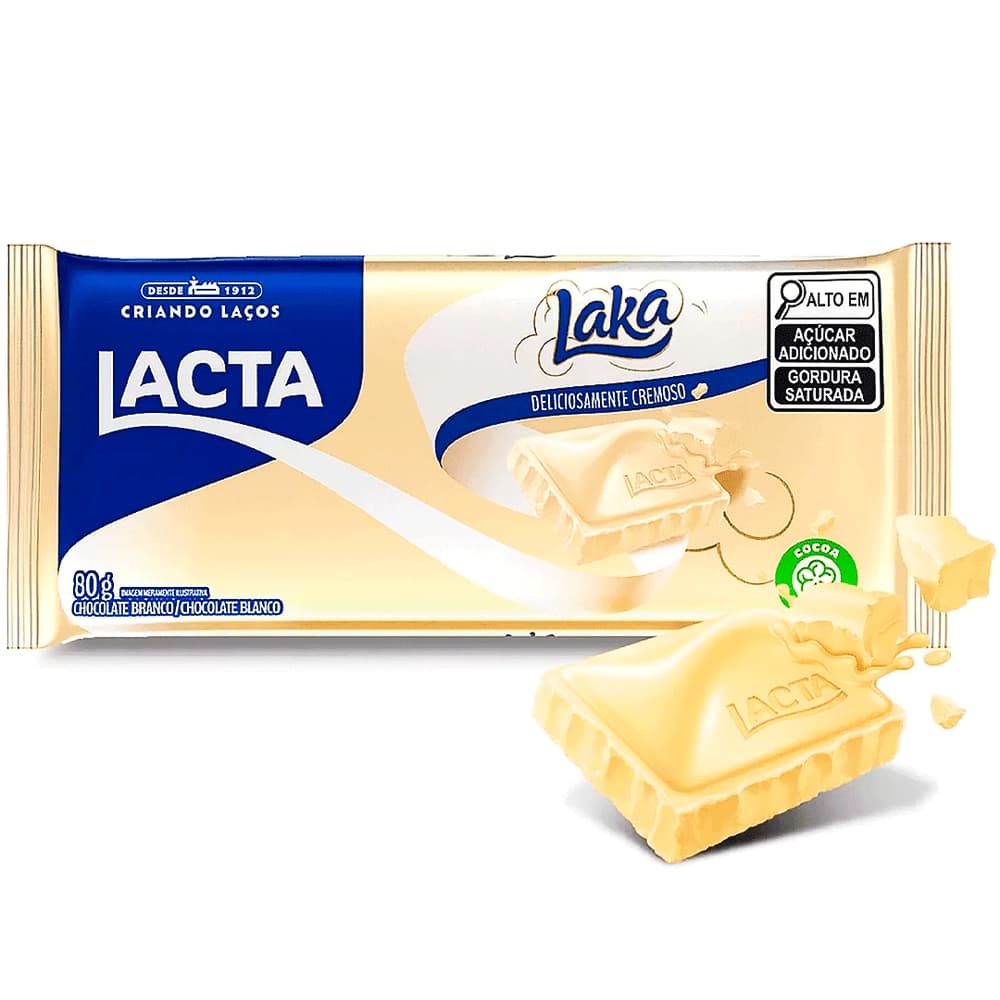 Gelato de chocolate branco (Laka)