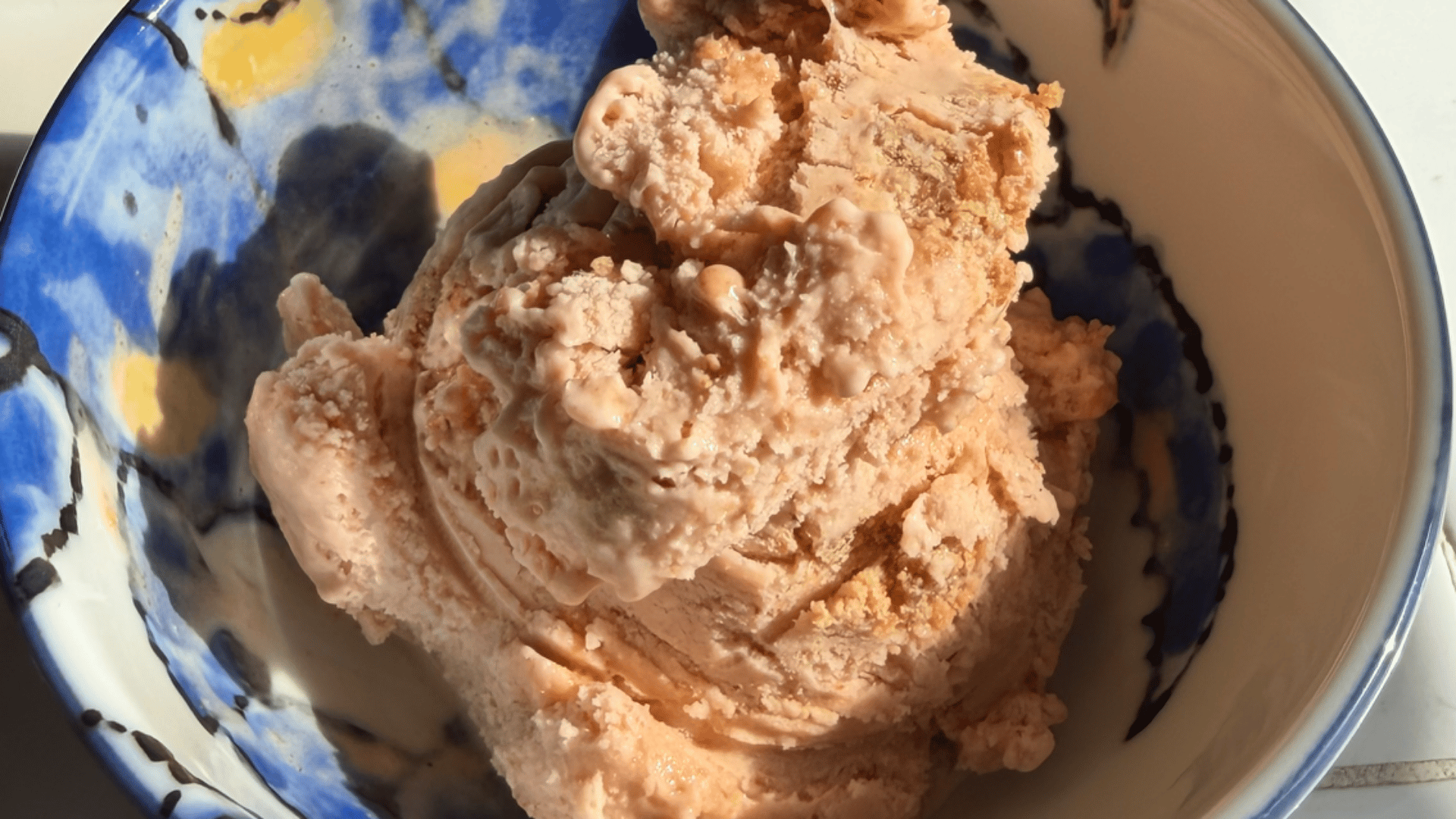Guava and Cream Cheese Ice Cream (Cuban Pastelito inspired)