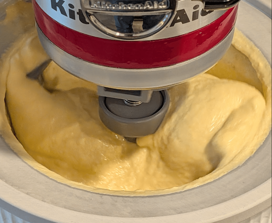 Low fat mango ice cream base